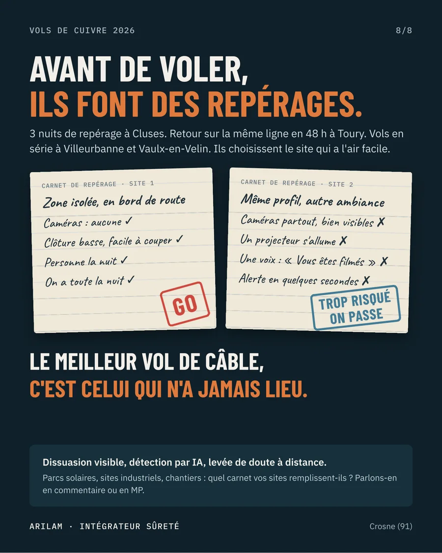 Avant de voler, ils font des repérages